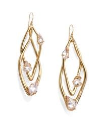 Alexis Bittar | Metallic Miss Havisham Liquid Crystal Floating Stone Orbital Earrings | Lyst