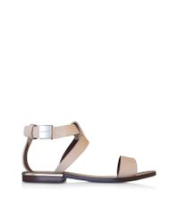 See By Chloé - Natural Alabastro Leather Sandal - Lyst