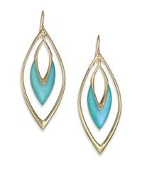 Alexis Bittar | Coral Deco Lucite Orbit Drop Earrings/blue | Lyst