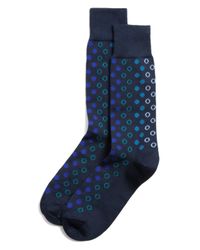 Paul Smith | Blue Circle Dot Socks for Men | Lyst