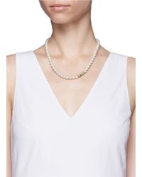 Venessa Arizaga | White 'pearly Shells' Necklace | Lyst