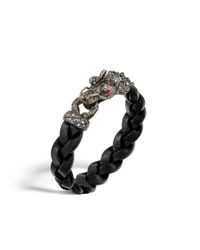 John Hardy | Black Legends Naga Dragon Head Bracelet for Men | Lyst