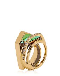 Iosselliani | Metallic Tropical Baroque Three Ring Set | Lyst