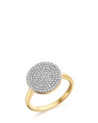 Monica Vinader | Metallic Ava Disc Ring | Lyst
