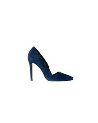 Alice + Olivia - Blue Dina-Cs Kid Suede - Lyst