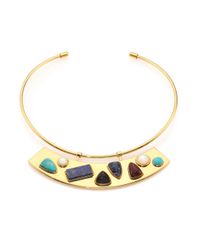Lizzie Fortunato | Metallic Bahia Palace Semi-precious Multi-stone Collar Necklace | Lyst