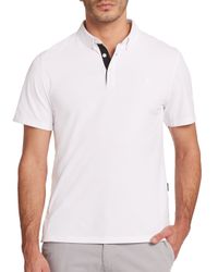 AG Green Label | White The Links Polo for Men | Lyst