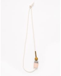 Maslo Jewelry | Chock A Block Pink & Off-white | Lyst