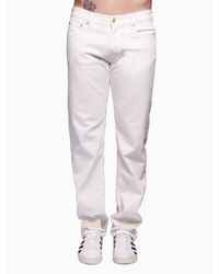 off white denim pants