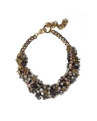 Fenton | Metallic Gold Bondage Choker | Lyst
