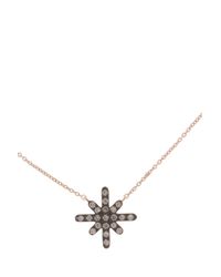 Diane Kordas | Metallic Gold Diamond Starburst Necklace | Lyst