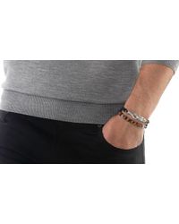 John Hardy | Multicolor Legends Naga Stainless Steel Double Wrap Link Bracelet for Men | Lyst
