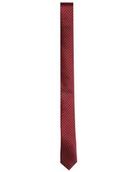 The Kooples | Red 4cm Houndstooth Silk Jacquard Tie for Men | Lyst