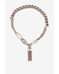 French Connection | Metallic Safety Pin Bracelet | Lyst