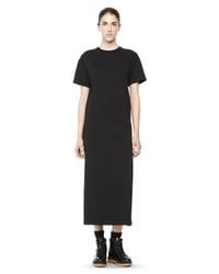 Alexander Wang | Black Heavy Cotton Maxi Dress | Lyst