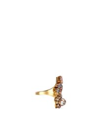 Erickson Beamon | Multicolor 'lady Of The Lake' Swarovski Crystal Swirl Ring | Lyst