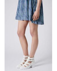 topshop white boots