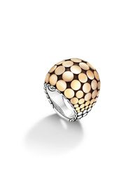 John Hardy | Metallic Dome Ring | Lyst