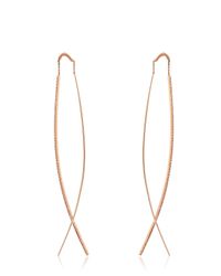 Diane Kordas | Metallic Double Bar Earrings | Lyst