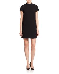 Theory | Black Jasneah Mini Dress | Lyst