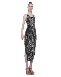 Norma Kamali | Black Racer Diaper Dress | Lyst