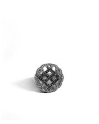 John Hardy | Metallic Classic Chain Round Woven Braided Ring | Lyst