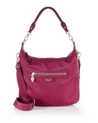 MZ Wallace | Pink Capri Nylon Crossbody Bag | Lyst