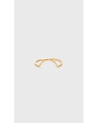 Wwake | Metallic Mini Arc Ring | Lyst