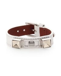 Proenza Schouler | White Ps11 Small Leather Bracelet | Lyst