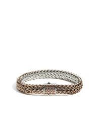 John Hardy | Metallic Classic Chain Large Flat Chain Reversible Bracelet | Lyst