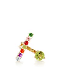 Delfina Delettrez | Multicolor Gold Vein Ring | Lyst
