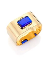 Michael Kors | Metallic Parisian Jewels Wide Square Bangle Bracelet | Lyst