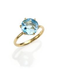 Ippolita | Metallic Rock Candy Blue Topaz & 18k Yellow Gold Ring | Lyst