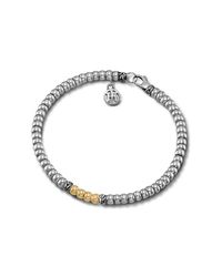 John Hardy | Metallic Beaded Bracelet With Lobster Clasp | Lyst