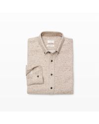 Club Monaco | Natural Slim-fit Donegal Shirt for Men | Lyst