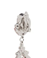 Kenneth Jay Lane | Multicolor Crystal Flower Drop Earrings | Lyst