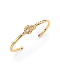 Giles & Brother | Metallic Archer PavÉ Crystal Cuff Bracelet | Lyst