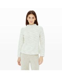 Club Monaco | Natural Calyanne Textured Knit Top | Lyst