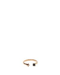 Pamela Love | Metallic 'star Age' Black Diamond 18k Rose Gold Star Ring | Lyst