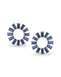 Dana Rebecca | Blue Anna Beth Sapphire Starburst Earrings | Lyst