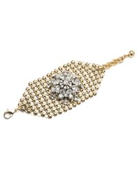 Lulu Frost | Metallic *new* Mesh Wide Bracelet | Lyst