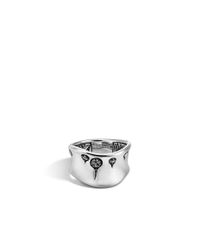 John Hardy | Metallic Bamboo Wide Curved Ring | Lyst