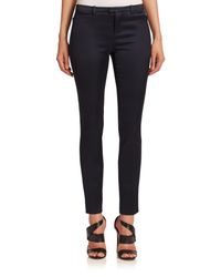 ATM | Blue Western Pocket Stretch-satin Pants | Lyst