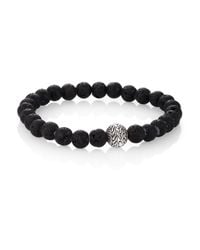John Hardy | Black Batu Classic Beaded Bracelet for Men | Lyst