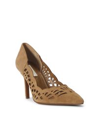 Ralph Lauren | Beige Sania Suede Pump | Lyst