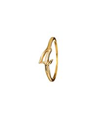 Lulu Frost | Metallic Code Number 14kt #4 Ring | Lyst