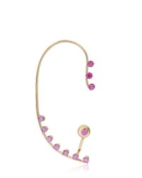 Delfina Delettrez | Pink Sapphires Dots Ear Cuff | Lyst
