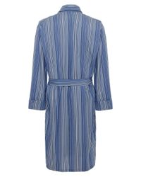 Paul Smith Blue Striped Cotton Robe for men