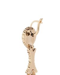 Givenchy | Red Oval Swarovski Crystal Drop Earrings | Lyst
