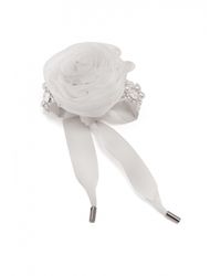 Matthew Williamson | White Large Rose Bracelet | Lyst
